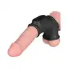 LoveToy - Silk Knights Ring Vibrating Penis And Scrotum Sleeve. Rękaw na penisa i mosznę z funkcją wibracji, zwiększ przyjemność i wytrzymałość