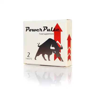 PowerPulse - Erection tabs (2 pcs). Tabletki wspomagające erekcję na bazie żeń-szenia oraz L-arganiny. 