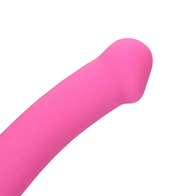Loveline - Non-Phallic Vibrating Dildo Powerful Pink. Wibrujące dildo zaprojektowane z myślą o jak największym komforcie