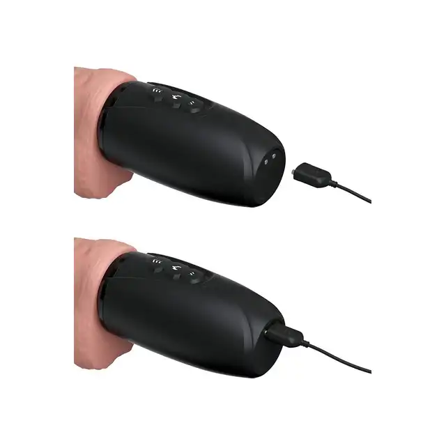 Pipedream - King Cock Plus 6.5 Inch Thrusting Cock With Balls. Głębokie ruchy posuwiste, przyjemne podgrzewanie do temperatury ciała oraz potężne wibracje