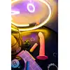 Romp - Dizi. Dildo o 18 centymetrowym zakrzywionym trzonie do masażu punktów P i G, stwórz z niego wibrator i strapon