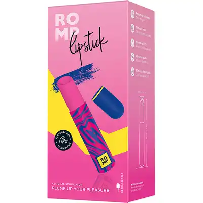 Romp - Lipstick. Kompaktowy i kolorowy stymulator łechtaczki. Idealne połączenie elegancji, wygody i zaawansowanej technologii.