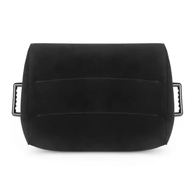 Bedroom Fantasies - The Handlebar Inflatable Pillow Black. Poduszka BDSM do nadmuchania z uchwytami, wygodne wsparcie i ekscytująca wszechstronność