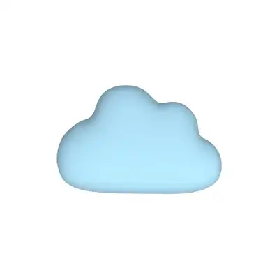 Blush - Play with me Cuddle Cloud Body Massager Blue. Uroczy stymulator łechtaczki w kształcie chmurki