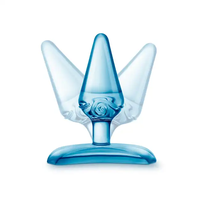 Blush - Jolly Plug Purple. Niewielki, ergonomiczny, niebieski korek analny