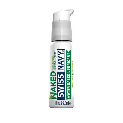 Swiss Navy - Naked All Natural. Hipoalergiczny, wodny lubrykant, bez parabenów, o zapachu aloesu 30ml