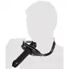 Zado - Leather Gag Penis. Skórzany knebel do ust z długim dildo, wyjątkowy produkt z nowym rodzajem stymulacji
