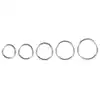 Bad Kitty - Professional Metal Cock Ring Set - Zestaw 5 metalowych ringów na penisa i jądra. Różne rozmiary i solidna stal.