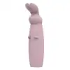 Nude - Hazel Rabbit Massager. Niewielki wibrator z króliczymi uszkami do stymulacji łechtaczki z 10 wibracjami i 3 prędkościami