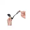 B-Vibe - Ringer Cock Ring and Plug. Ring ze stymulacją prostaty, wodoodporny