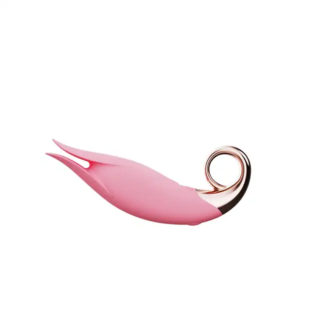 B-Series - Flirting Tongue Licking vibrator. Nowoczesny wibrator do stymulacji łechtaczki z unikalnym, podzielonym czubkiem