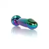 Bseries -  Jewellery Multicolour Penis Plug Clear S. Elegancki korek analny z stali nierdzewnej z pięknym diamencikiem, idealny do eksperymentowania z temperaturą i stymulacji analnej