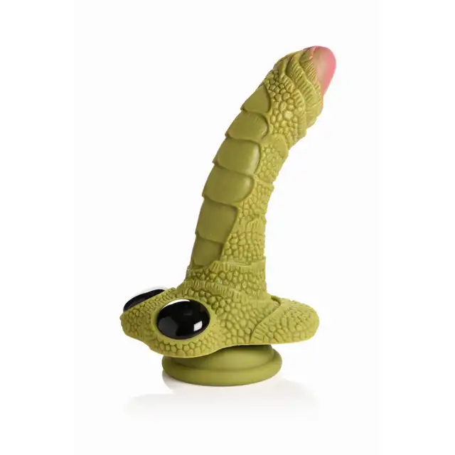 Creature Cocks - Scaled Swamp Monster Dildo. Dildo w kształcie łuskowanego potwora z bagien, fantazyjny design i intensywna stymulacja