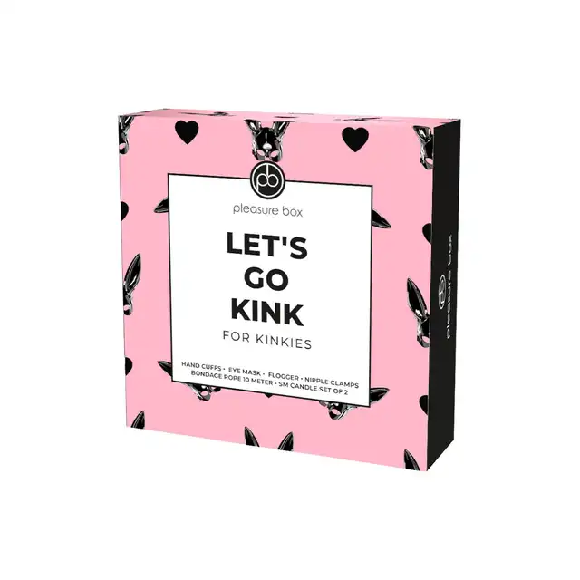 Pleasure Box - Let`S Go Kink For Kinkies. Zestaw zabawek BDSM dla początkujących, odkryj swoje perwersyjne fantazje