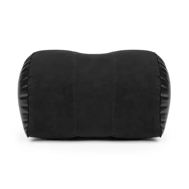 Bedroom Fantasies - The Straddler Inflatable Pillow Black. Poduszka z otworem na ulubioną zabawkę, oferuje przyjemność bez użycia rąk