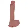 Erospace - Natural Play D5. Realistyczne dildo 21 cm z wysokiej jakości silikonu – intensywna przyjemność i komfort. 