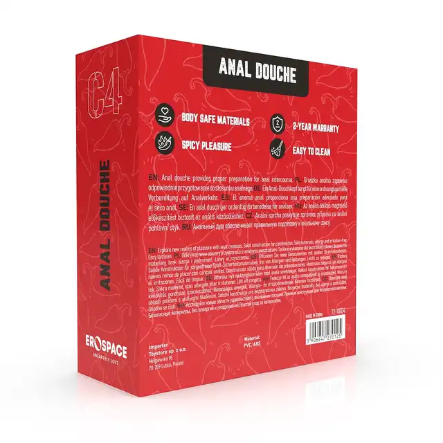 Erospace - Wild Play Anal Douche. Gruszka analna – komfortowa higiena przed stosunkiem analnym