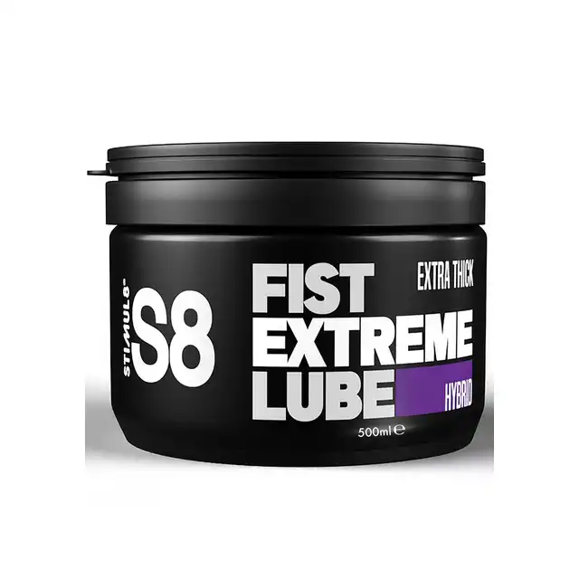 S8 - Hybr Extreme Fist Lube 500ml Natural. Hybrydowy lubrykant do głębokich doznań, z funkcją relaksującą i długotrwałym poślizgiem