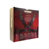 Virgite - Man Bondage Body Harness Mod. 3 Black. Wykonany z ekologicznej skóry, idealny dla osób szukających wygody, stylu i intensywnych doznań w grach BDSM