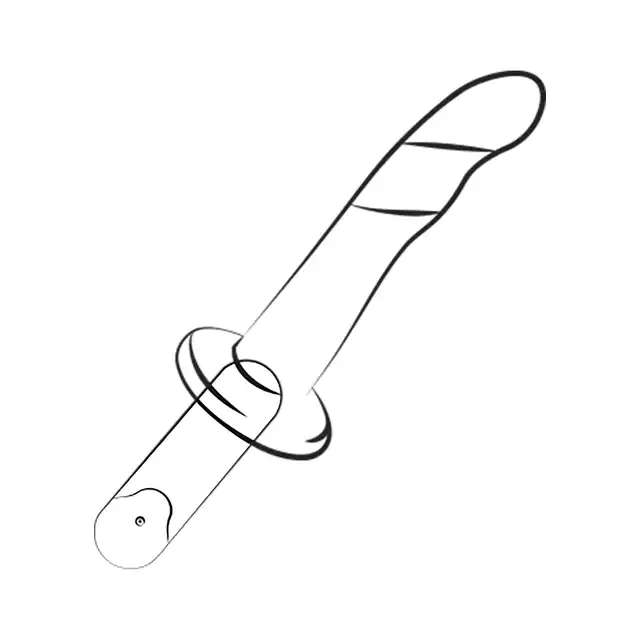 Romp - Dizi. Dildo o 18 centymetrowym zakrzywionym trzonie do masażu punktów P i G, stwórz z niego wibrator i strapon