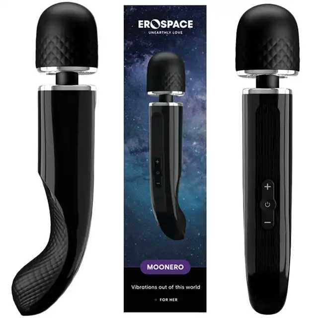 Erospace - Moodero Cosmic Wand.  Stylowy i nowoczesny wibrator różdżka, który łączy w sobie design, funkcjonalność i niezawodność. 