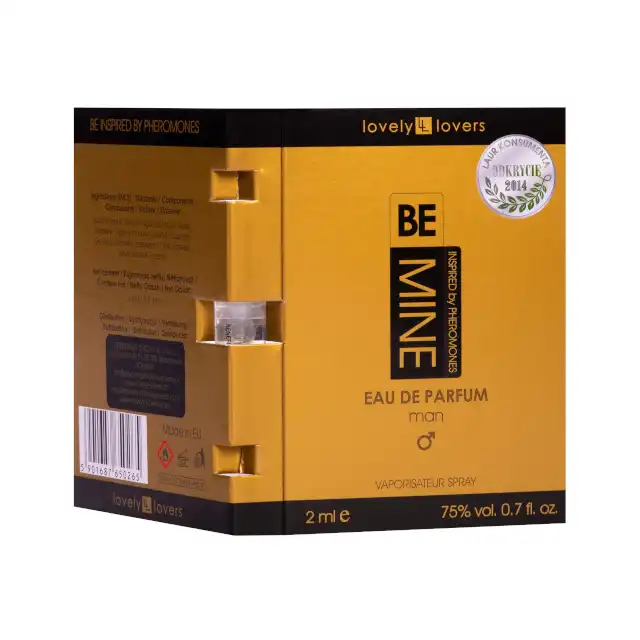 Lovely Lovers - Be MIne Original Eau De Perfum Man 2ml. Męskie perfumy z feromonami, stworzone z myślą o przyciąganiu uwagi i podkreślaniu osobowości mężczyzn typu alfa