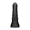 BUTTR - Black Hawk Curved Anal Dildo. Czarne zakrzywione dildo analne B intensywna stymulacja prostaty
