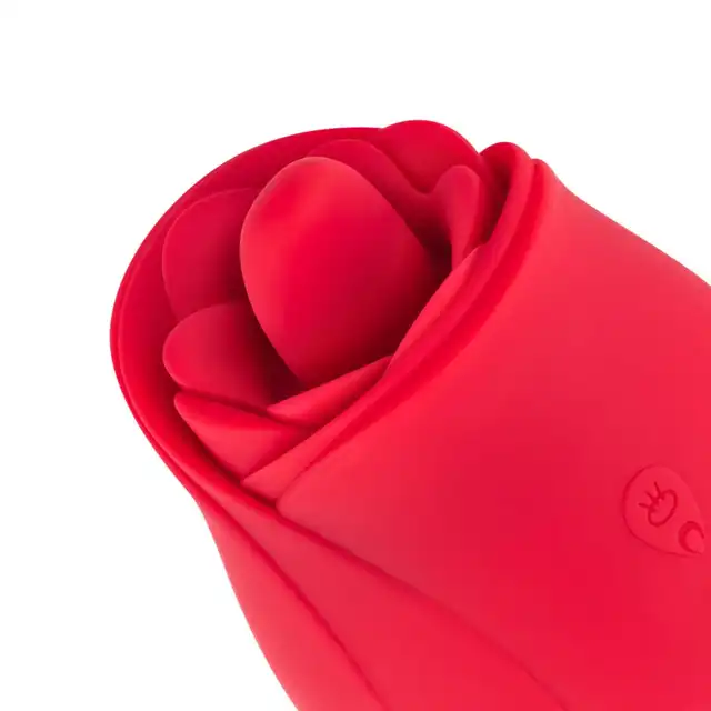 Teazers - Rose Vibrator and Clitoris Stimulator. Wielofunkcyjny wibrator do łechtaczki i jajeczko wibrujące, luksusowy wibrator duo w formie róży
