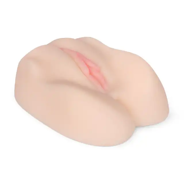 Friend With Benefits - Ellen Rogers Masturbator with Bullet Vibrator. Wibrujący masturbator w kształcie pochwy, intensywna stymulacja z dwoma otworami