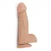 Lovetoy - Real Extreme 9". Duże wibrujące dildo o długości 23 cm, wykonane z jędrnego PVC z wyraźnymi detalami