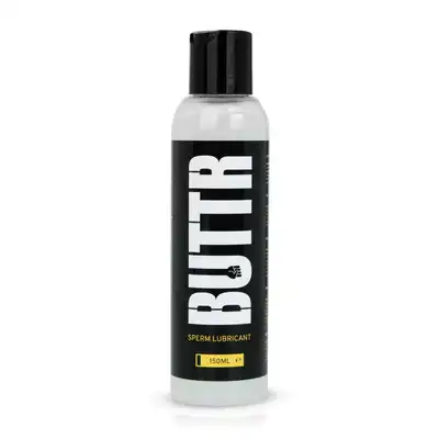 Buttr - Sperm White Lubricant - 150 ml. Wydajny lubrykant na bazie wody imitujący konsystencję i wygląd spermy. 