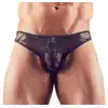 Svenjoyment - CN Men`s Briefs Lace L. Czarne, koronkowe slipy dla zmysłowego uwodzenia i perfekcyjnego dopasowania.