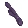 Vive - Niva Rotating Rabbit Vibrator Purple. Wyjątkowy ibrator punktu G z 10 funkcjami wibracji i obrotową główką