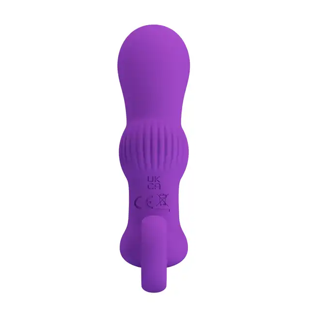 Pretty Love - Cayla Purple. Wibrujący masażer prostaty z 12 funkcjami, satysfakcja na najwyższym poziomie