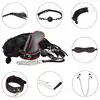 Erospace - Wild Play BDSM 7pcs Set.  Zestaw BDSM z kneblem, obrożą, smyczą, zaciskami na sutki, opaską na oczy i silikonowym korkiem analnym dla prawdziwych miłośników kontrolowanej przyjemności