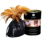 Shunga - Body Powder Strawberry Sparkling Wine. Rozpalający zmysły, smakowy puder do ciała. Jedwabista otulająca konsystencja o smaku truskawkowego wina musującego.