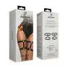 Bedroom Fantasies – Thigh Harness Black. Zabezpieczający pas na uda z metalowymi pierścieniami
