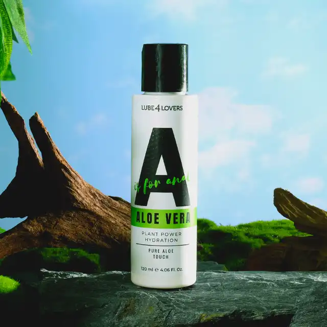 Lube4Lovers - A is for Aloe Vera. Łagodny lubrykant analny z aloesem dla maksymalnego komfortu