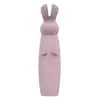 Nude - Hazel Rabbit Massager. Niewielki wibrator z króliczymi uszkami do stymulacji łechtaczki z 10 wibracjami i 3 prędkościami