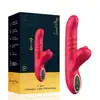Erospace - Sweet Play G-spot Vibrator with Thrusting.  Wibrator z funkcją ruchu posuwistego, intensywna stymulacja punktu G i łechtaczki