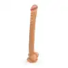 Kiotos - Mega Cox Flesh 05. Mega długie dildo o stymulującej powierzchni i mocnej przyssawce, realistyczne doznania na większą skalę