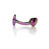 Bseries -  Jewellery Multicolour Curved Plug L. Ekskluzywny korek analny o anatomicznym kształcie i luksusowym wykończeniu, idealny dla osób szukających intensywnej stymulacji