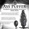 Master Series - Ass Puffer Ribbed Inflatable Anal Plug. Pompowany korek analny o intensywnie stymulującej powierzchni wypustkowej