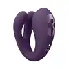 Vive - Yoko Triple Action Vibrator Dual Prongs with Clitoral Pulse Wave Purple. Wyjątkowy stymulator łechtaczki i punktu G, innowacyjny design