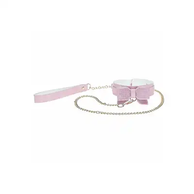 Ouch! - Paris Collection Collar with Leash. Kontrola i elegancja z obrożą i smyczą w paryskim stylu