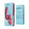 Teazers - Dildo with Clitoris Stimulator. Wyjątkowy wibrator do intensywnej stymulacji wewnętrznej i zewnętrznej, wibracje i lizanie
