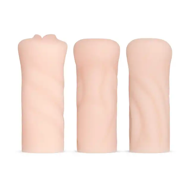 Friend With Benefits - Iris Clark Set of 3 Masturbators. Zestaw masturbatorów, usta, pochwa i anus, różnorodność dla każdego 