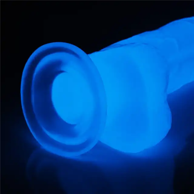 LoveToy -  Dildo 7.5'' Lumino Play. Świecące w ciemności realistyczne dildo