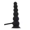 Hidden Desire - Inflatable Suction Plug Expert. Żebrowany nadmuchiwany korek analny z mocną podstawą ssącą