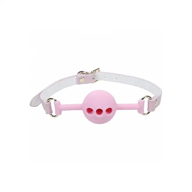 Ouch! - Paris Collection Silicone Ball Gag. Czas na zabawę z kneblem kulkowym o eleganckim wykończeniu w paryskim stylu